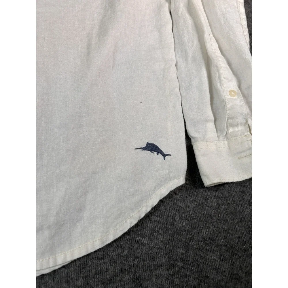 Tommy Bahama Ebroidered‎ Linen 3xl Long Live Island Life
